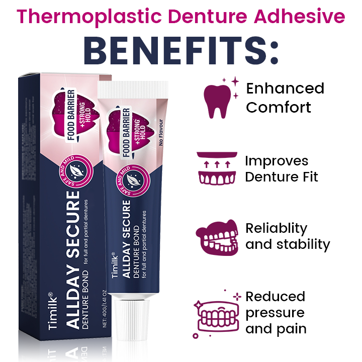 Timilk® AllDay Secure Denture Bond (A)